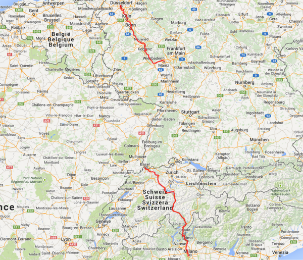 Milano - Düsseldorf